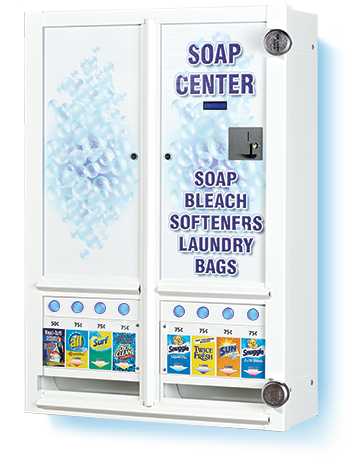 Vendmaster 394 Three Column Laundry Soap Vending Machine