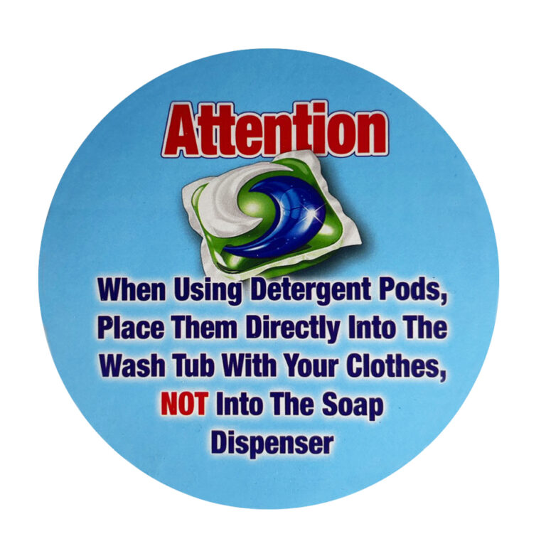 Detergent Pods Decal – Vend‑Rite