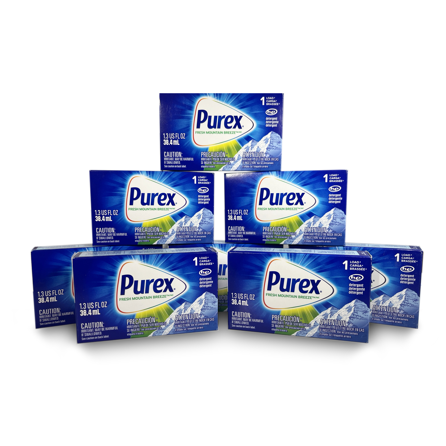 Purex Fresh Mountain Breeze HE Liquid Landry Detergent Single-Load Boxes - Image 7