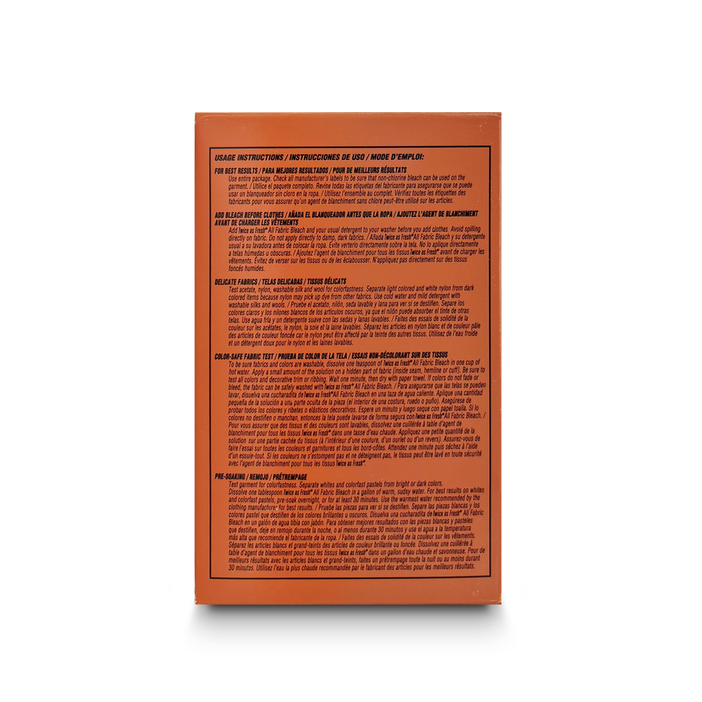 Twice as Fresh Color Safe Bleach Single-Load Boxes - Image 10