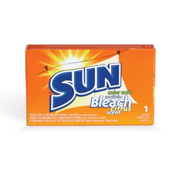 Sun Color Safe Powder Bleach SingleLoad Boxes Vend‑Rite
