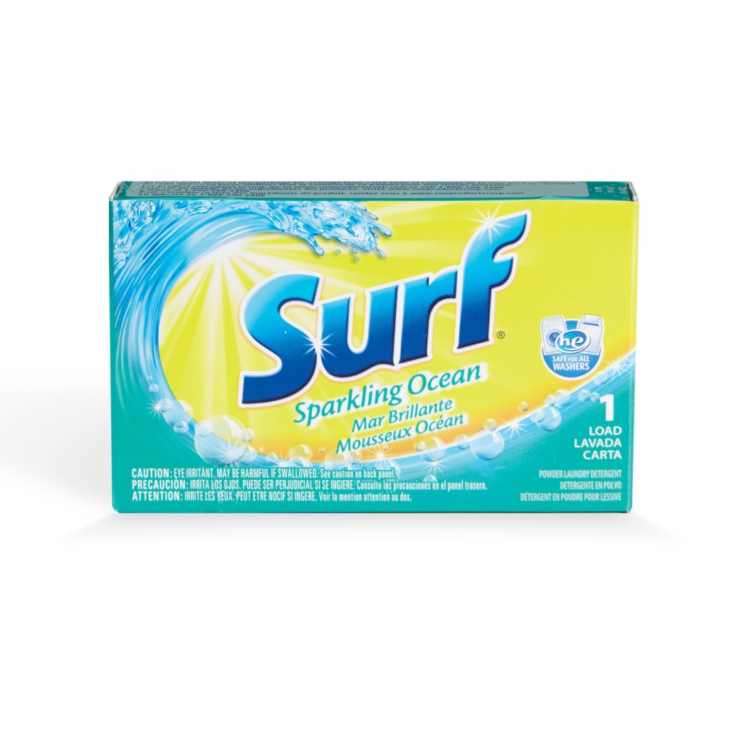 Surf HE Powder Detergent SingleLoad Boxes Vend‑Rite