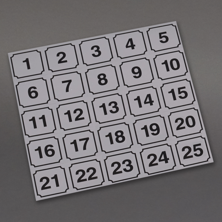 Washer Pricing Deposit Decal Sheet (1.255.00) Vend‑Rite